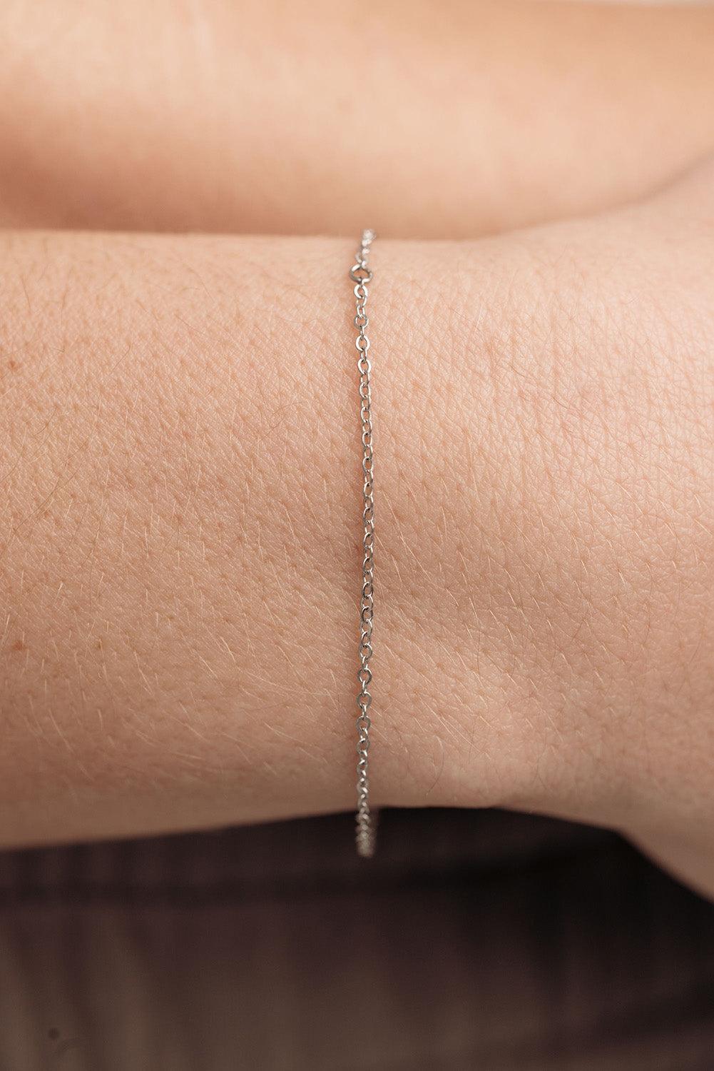 white gold classic bracelet