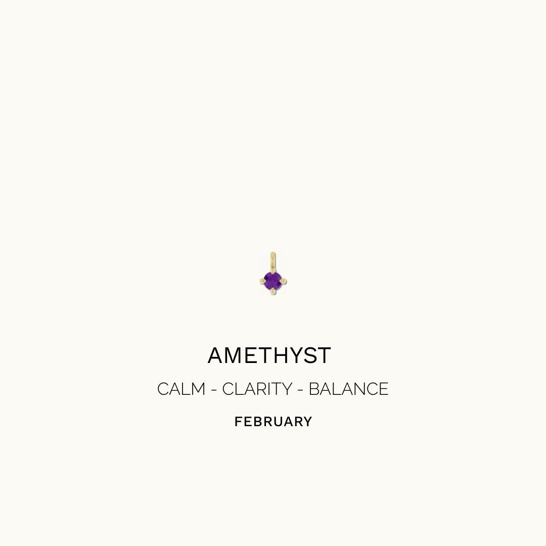 AMETHYST DROP CHARM