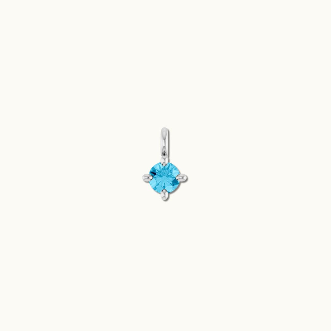 AQUAMARINE DROP CHARM