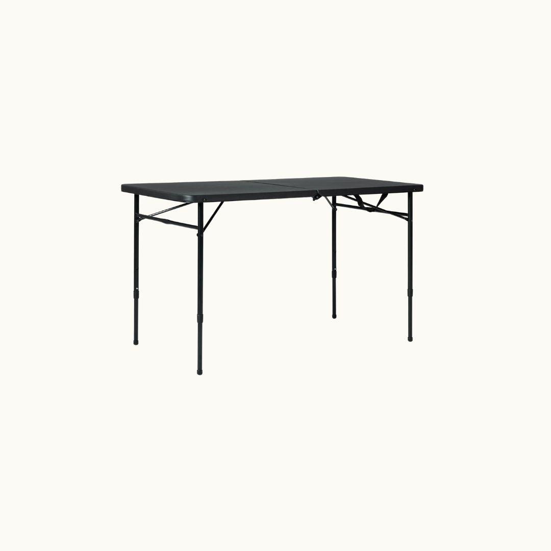 Black 4x2 Folding Table