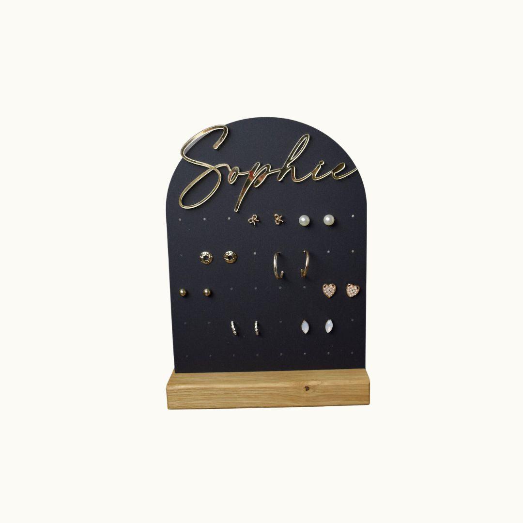 Black Laser Cut Earring Stand