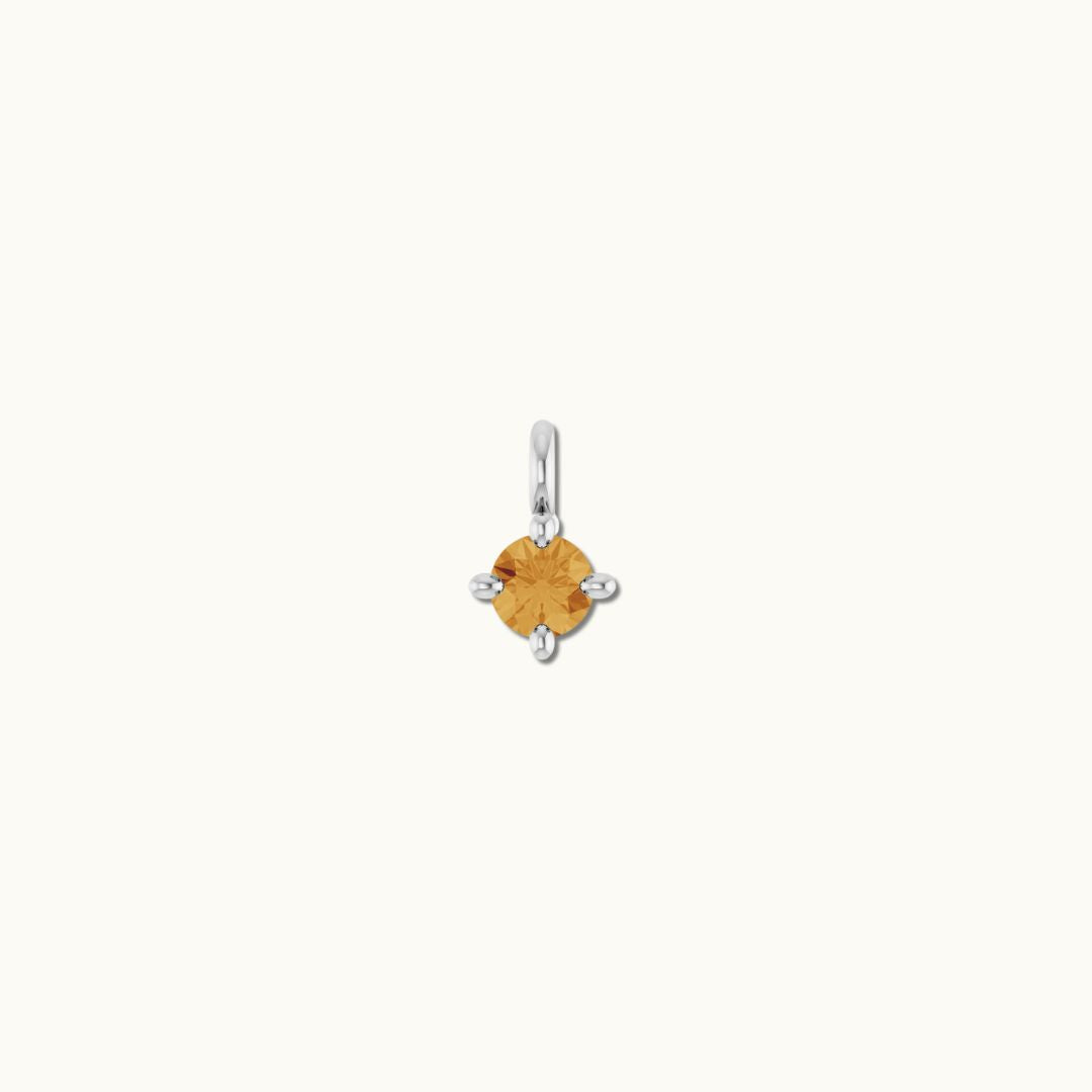 CITRINE DROP CHARM