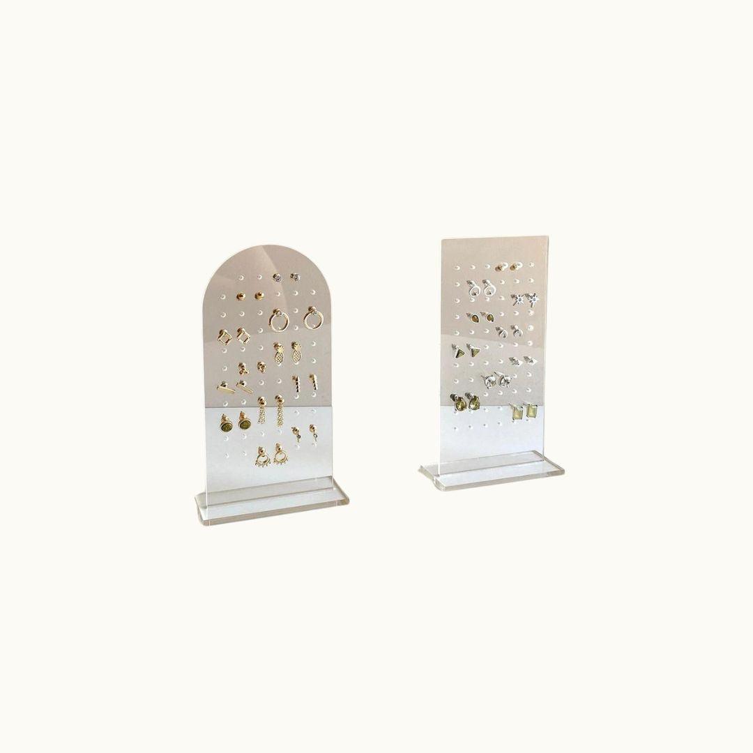 Clear Acrylic Earring Display Stand