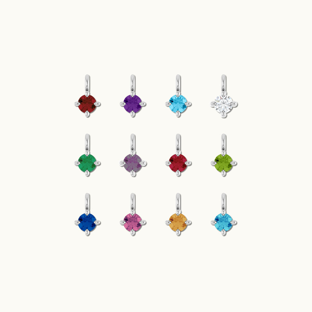 GEMSTONE DROP CHARM