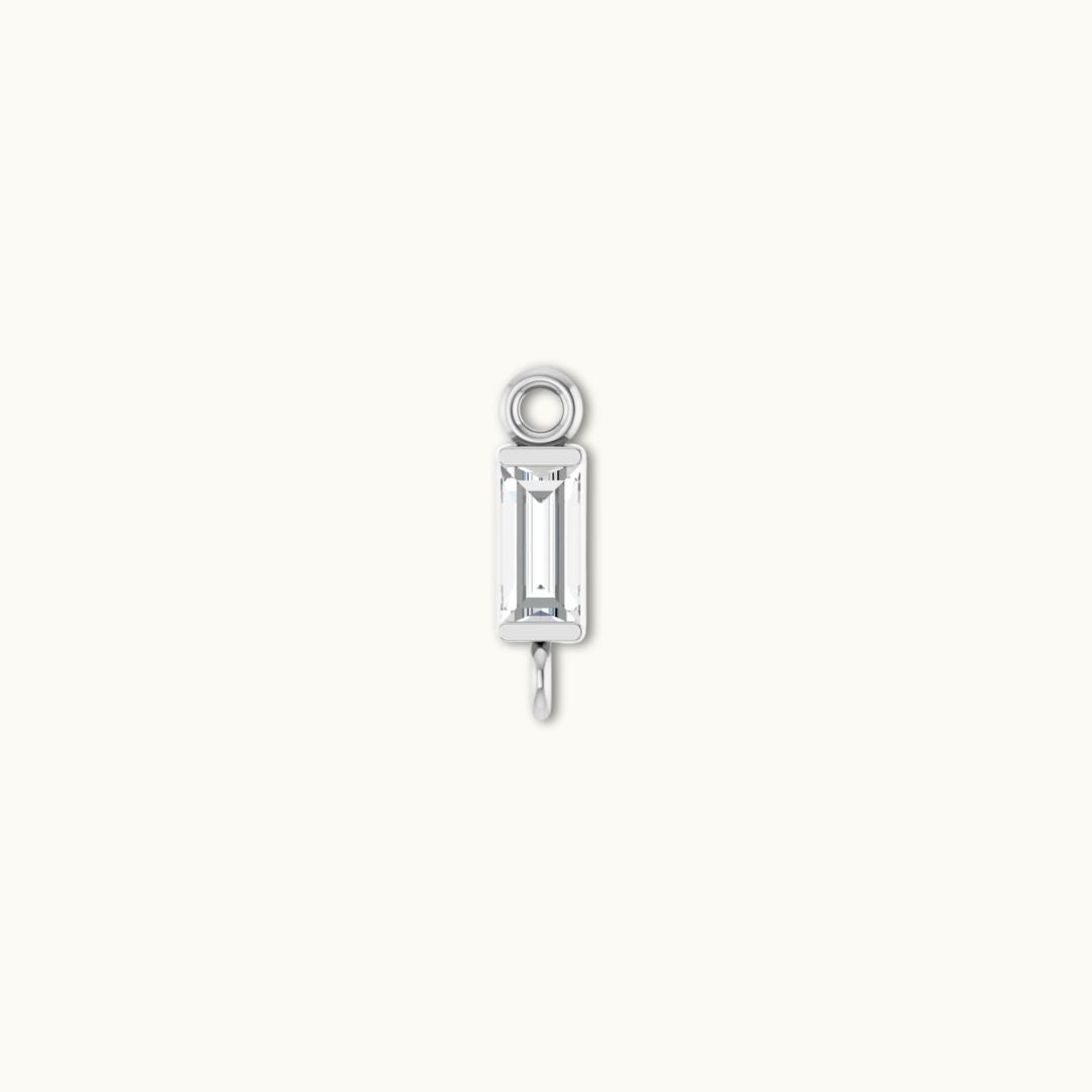 DIAMOND BAGUETTE CHARM