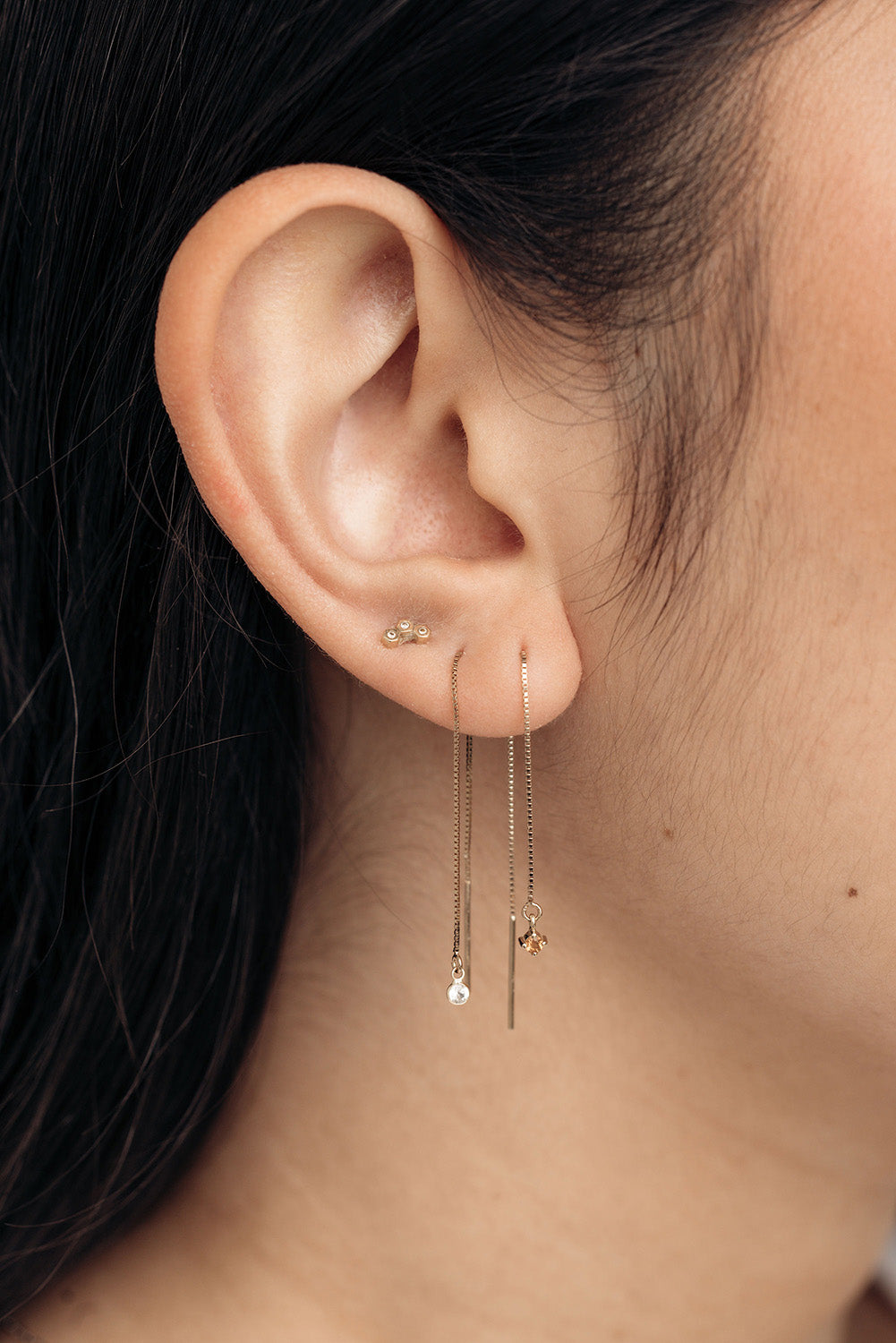 ear threaders with charms