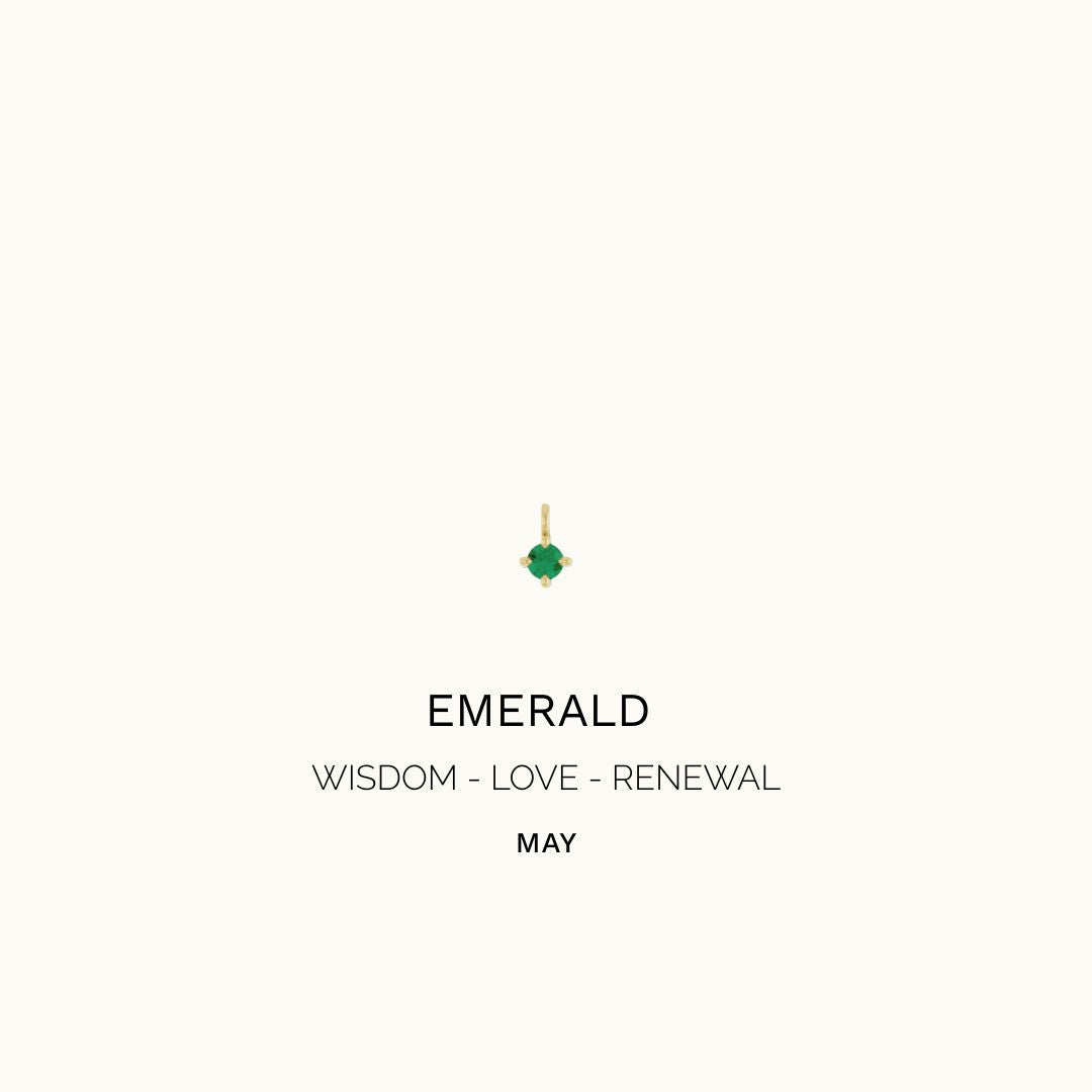 EMERALD DROP CHARM