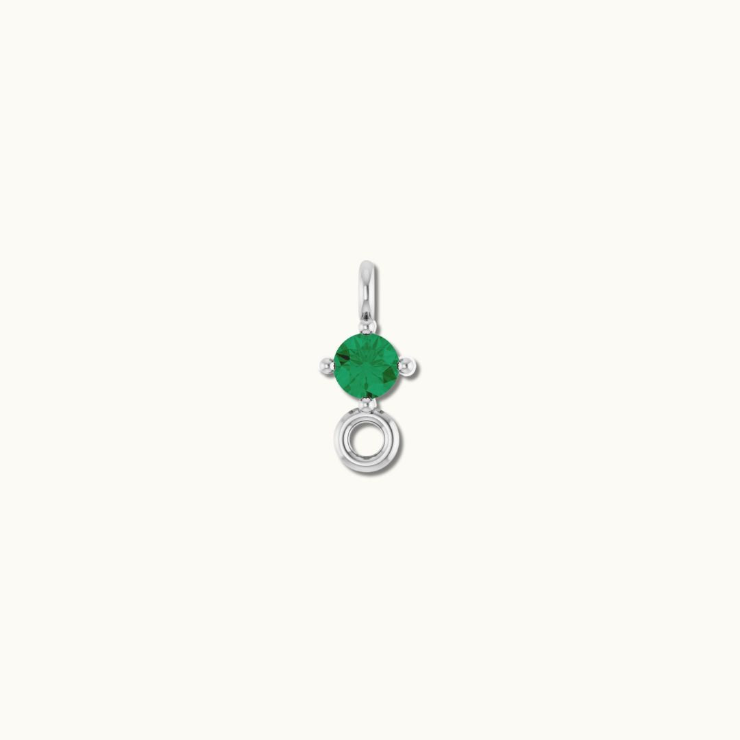 EMERALD LINK CHARM