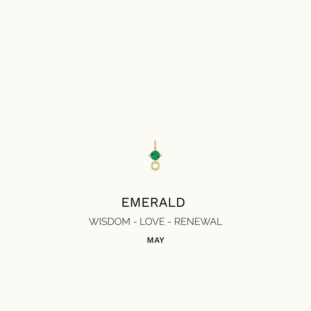 EMERALD LINK CHARM