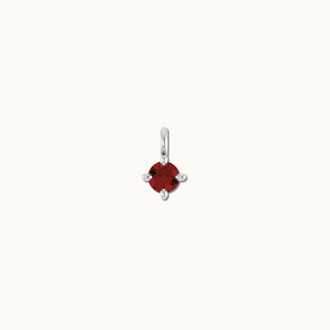 GARNET DROP CHARM