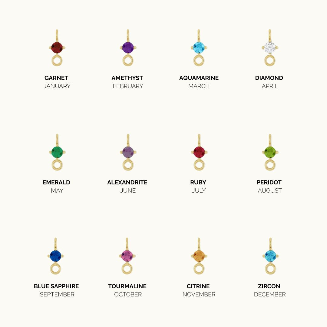 GEMSTONE LINK CHARM