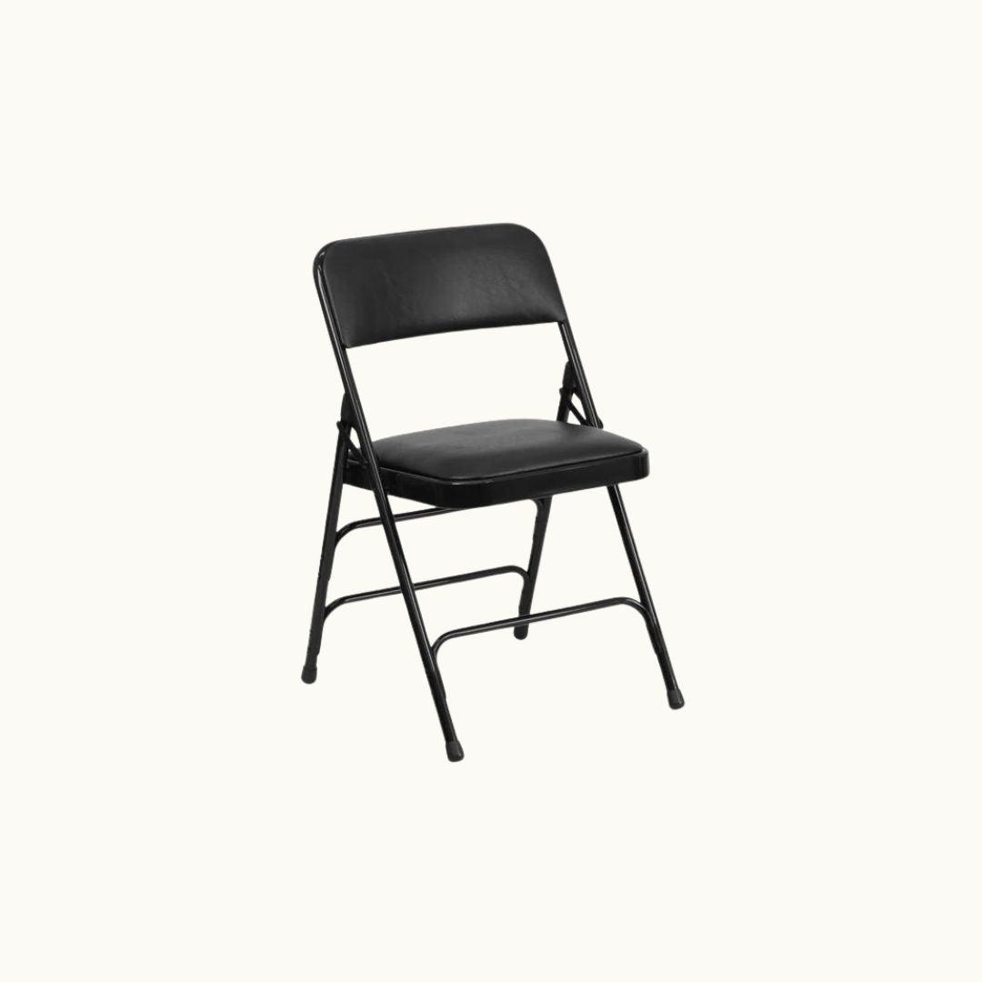 Padded Metal Folding Chair