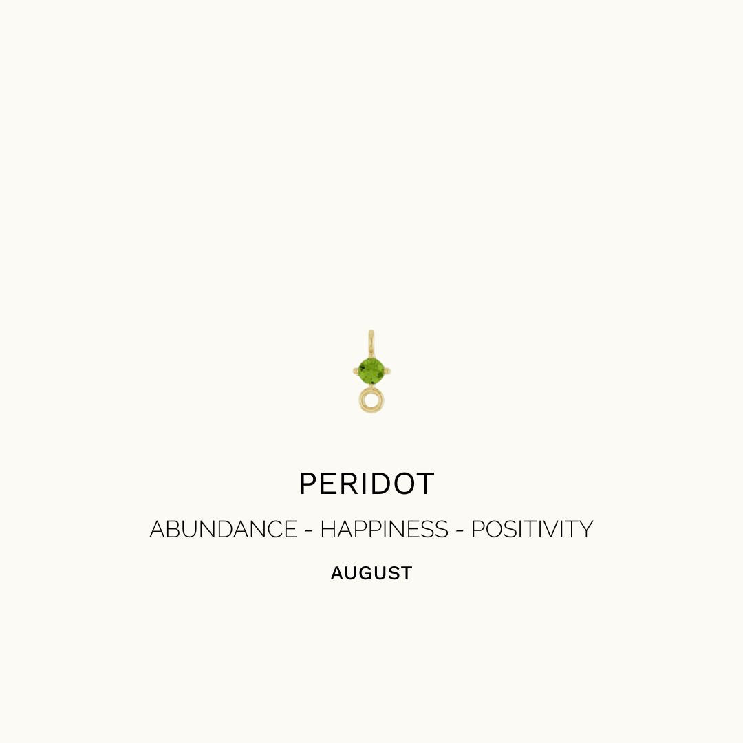 PERIDOT LINK CHARM