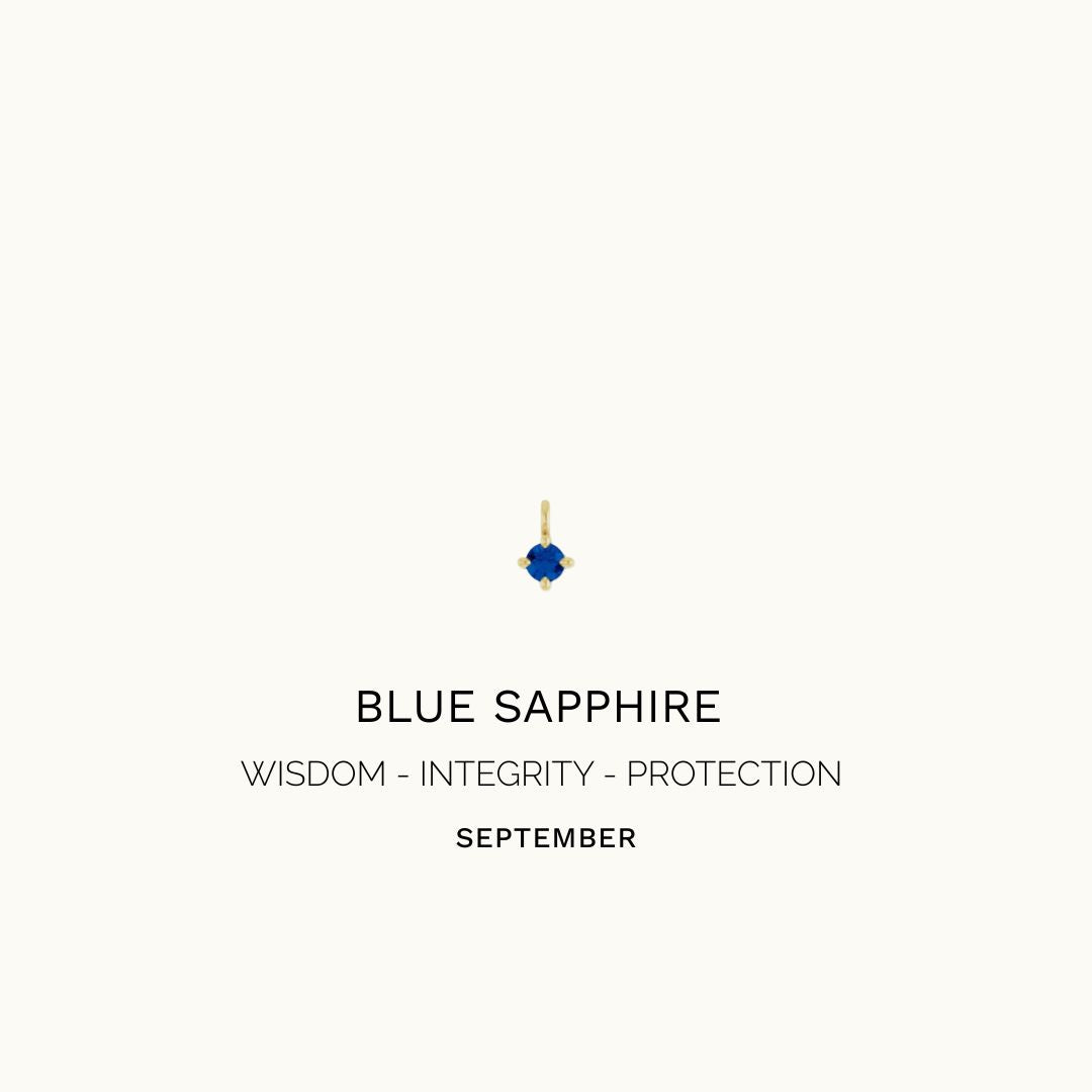 SAPPHIRE DROP CHARM