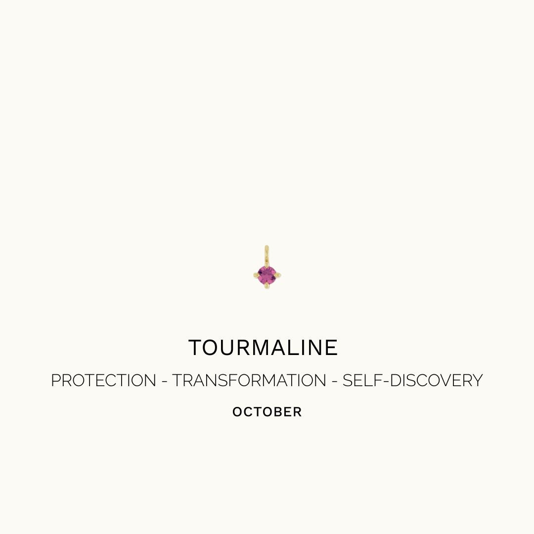 TOURMALINE DROP CHARM