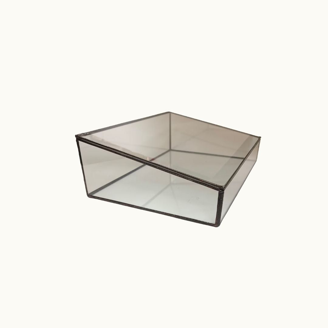 Vintage Style Glass Display Case