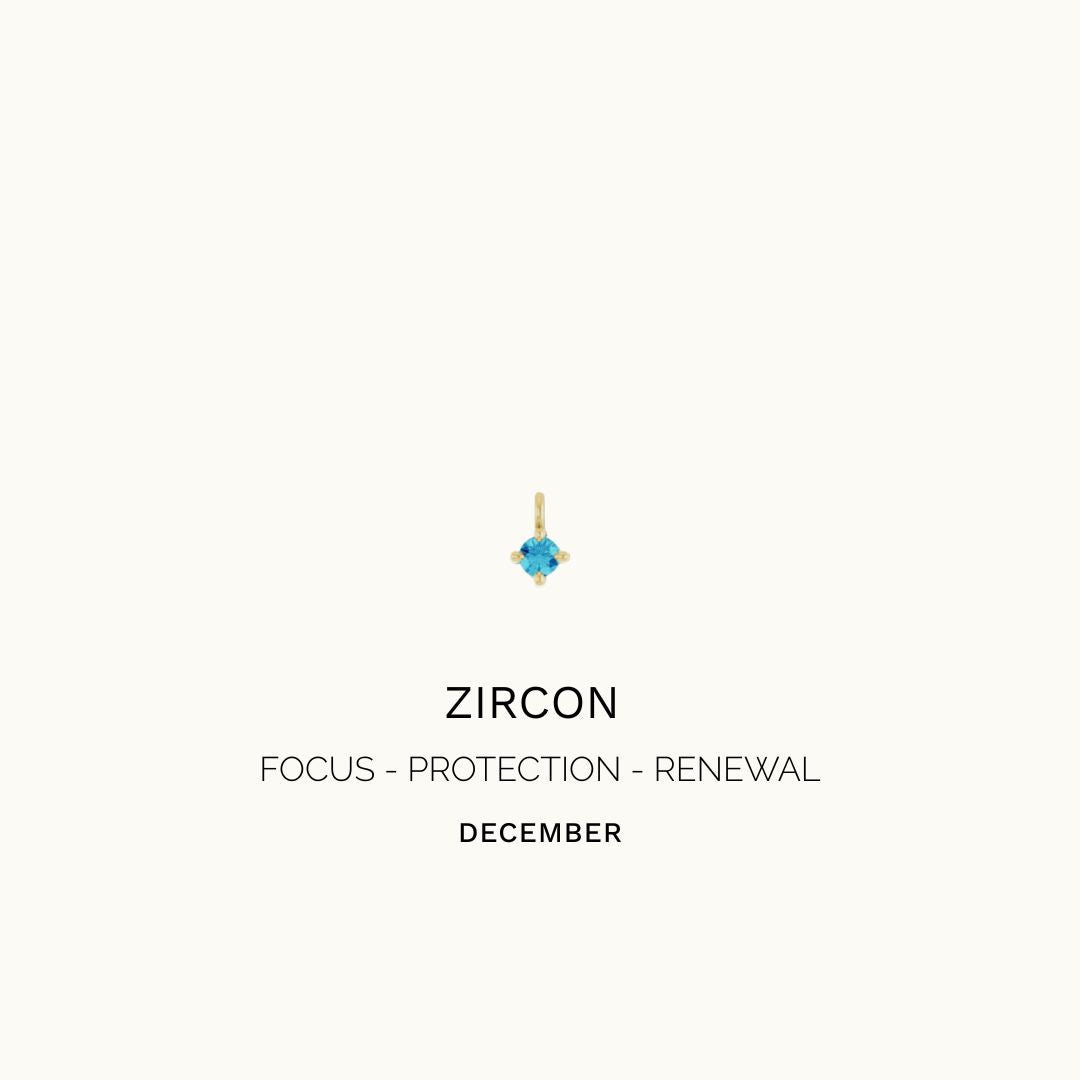 ZIRCON DROP CHARM